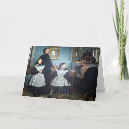 Edgar Degas - De familie Bellelli Kaart (Voorkant)