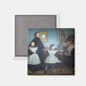 Edgar Degas - De familie Bellelli Magneet (Voorkant / Achterkant)
