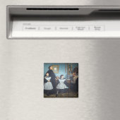 Edgar Degas - De familie Bellelli Magneet (Insitu (Vaatwasser))
