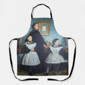 Edgar Degas - De familie Bellelli Schort (Voorkant)