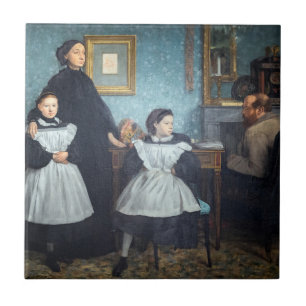 Edgar Degas - De familie Bellelli Tegeltje