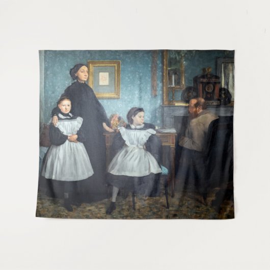 Edgar Degas - De familie Bellelli Wandkleed (Voorkant (horizontaal))
