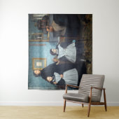 Edgar Degas - De familie Bellelli Wandkleed (In situ)