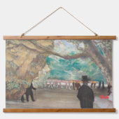 Edgar Degas de gordijn dansers Hangend Wandkleed (Voorkant)