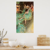 Edgar Degas De Groene Dancer Poster (Keuken)