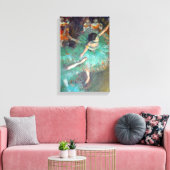 Edgar Degas - De groene dansers - Balletsdans Canvas Afdruk (Insitu (Woonkamer))