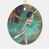 Edgar Degas - De groene dansers - Balletsdans Keramisch Ornament (Links)