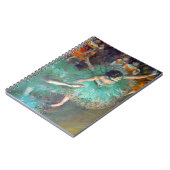 Edgar Degas - De groene dansers - Balletsdans Notitieboek (Linkerzijde)