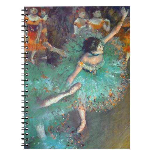 Edgar Degas - De groene dansers - Balletsdans Notitieboek (Voorkant)
