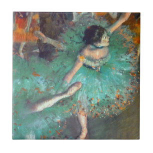 Edgar Degas - De groene dansers - Balletsdans Tegeltje