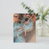 Edgar Degas - De Groenen dansen Briefkaart (Staand voorkant)