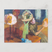 Edgar Degas - De Hoedenwinkel Briefkaart (Voorkant)