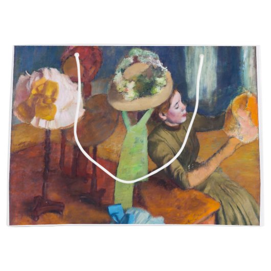 Edgar Degas - De Hoedenwinkel Groot Cadeauzakje (Voorkant)