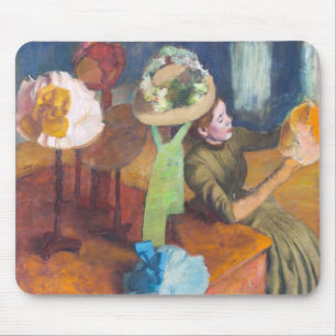 Edgar Degas - De Hoedenwinkel Muismat