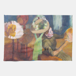 Edgar Degas - De Hoedenwinkel Theedoek