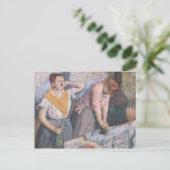 Edgar Degas | De japonnen c.1884 Briefkaart (Staand voorkant)