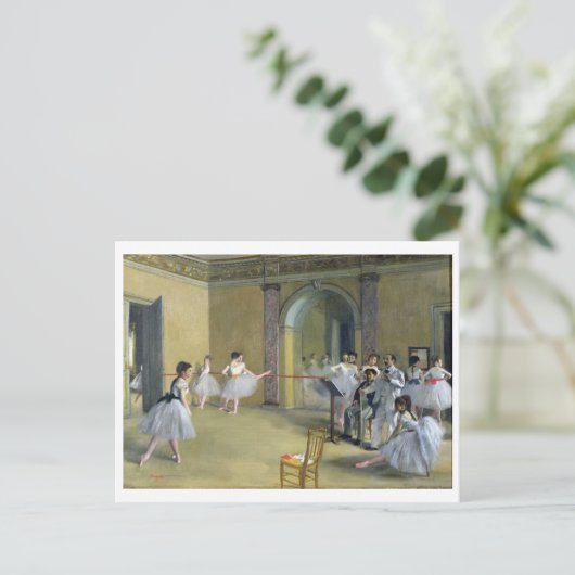 Edgar Degas | de Lounge van de Dans bij de Opera Briefkaart (Staand voorkant)