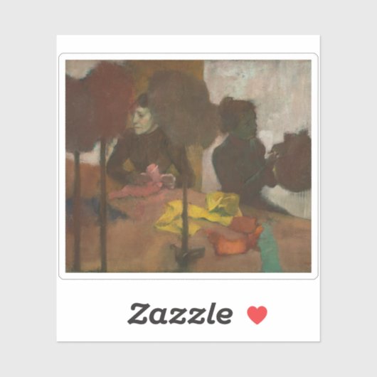 Edgar Degas - De Milliners Sticker (Vel)