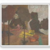 Edgar Degas - De Milliners Sticker (Voorkant)