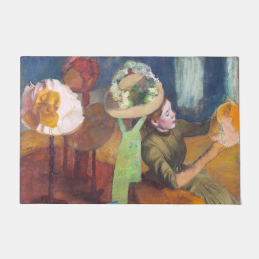 Edgar Degas - De Millinery Shop Deurmat (Voorkant)