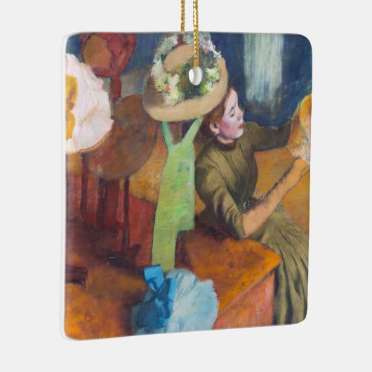 Edgar Degas - De Millinery Shop Keramisch Ornament (Rechts)