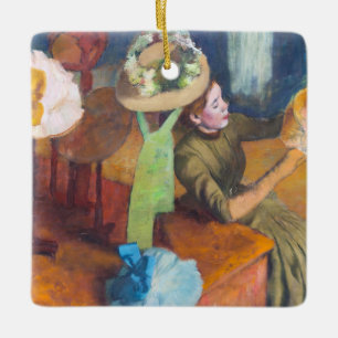 Edgar Degas - De Millinery Shop Keramisch Ornament