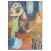 Edgar Degas - De Millinery Shop Klembord (Achterkant)