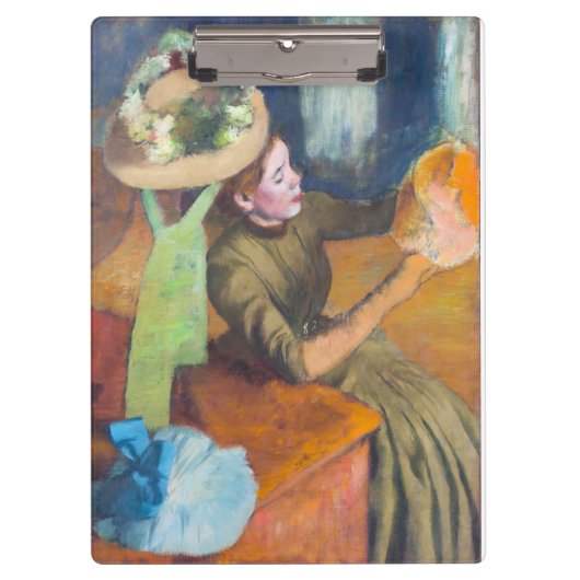 Edgar Degas - De Millinery Shop Klembord (Voorkant)