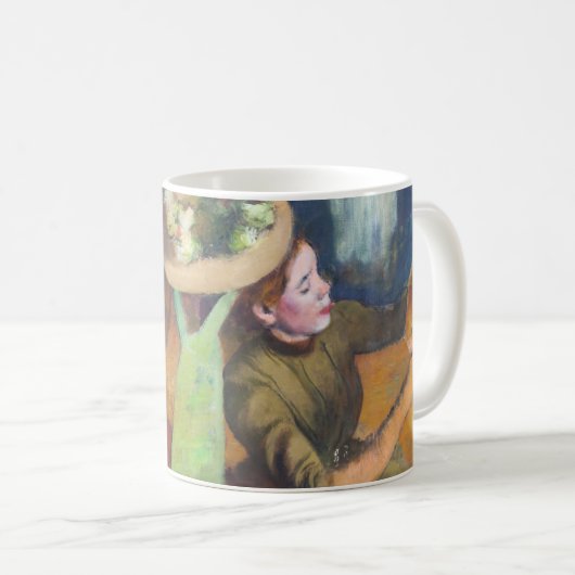 Edgar Degas - De Millinery Shop Koffiemok (Voorkant rechts)