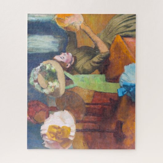Edgar Degas - De Millinery Shop Legpuzzel (Verticaal)