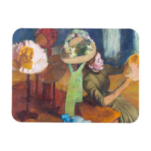 Edgar Degas - De Millinery Shop Magneet