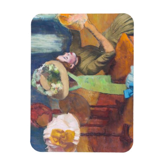 Edgar Degas - De Millinery Shop Magneet (Verticaal)