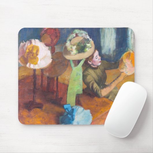 Edgar Degas - De Millinery Shop Muismat (Met muis)