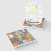 Edgar Degas - De Millinery Shop Stenen Onderzetter (Zijkant)