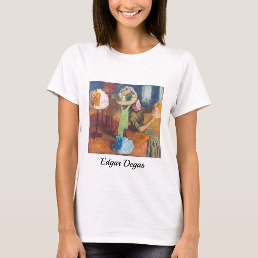 Edgar Degas - De Millinery Shop T-shirt (Voorkant)