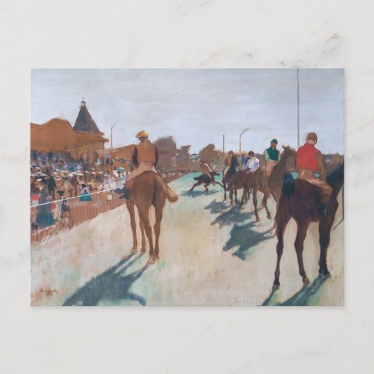 Edgar Degas - De Parade Briefkaart (Voorkant)
