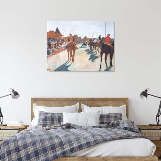 Edgar Degas - De parade Canvas Afdruk (Insitu (Slaapkamer))