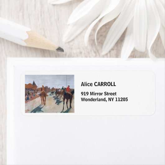 Edgar Degas - De parade Etiket (Insitu)