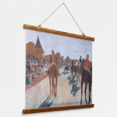 Edgar Degas - De parade Hangend Wandkleed (Gebogen)