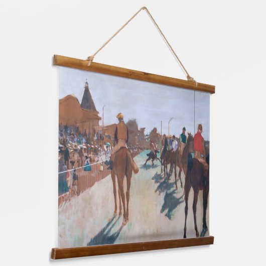 Edgar Degas - De parade Hangend Wandkleed (Gebogen)