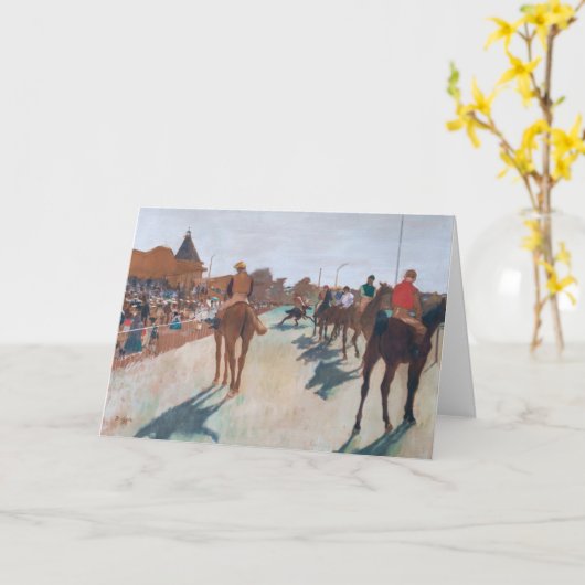 Edgar Degas - De Parade Kaart (Gele Bloem)