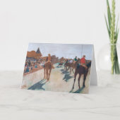 Edgar Degas - De Parade Kaart (Voorkant)