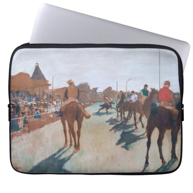 Edgar Degas - De parade Laptop Sleeve (Voorkant)