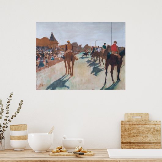 Edgar Degas - De parade Poster (Keuken)