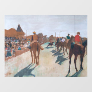 Edgar Degas - De parade Raamsticker