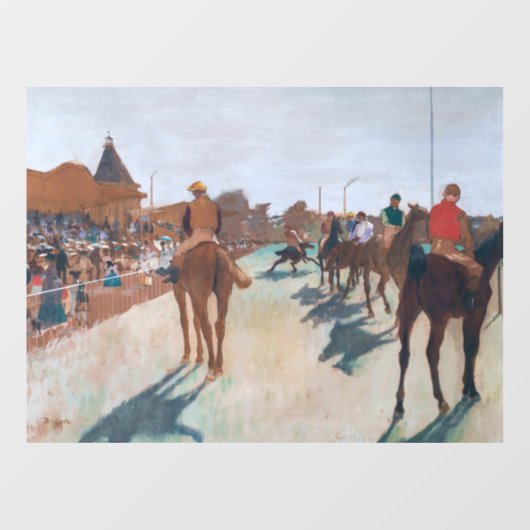 Edgar Degas - De parade Raamsticker (Vel)