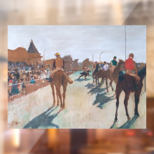 Edgar Degas - De parade Raamsticker (Vel 2)