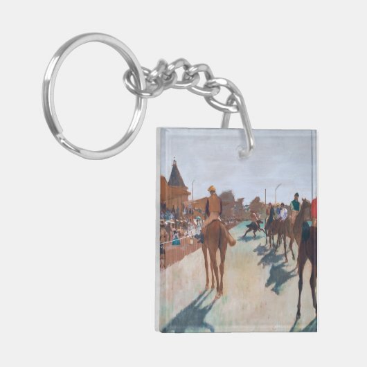 Edgar Degas - De parade Sleutelhanger (Voorkant Links)