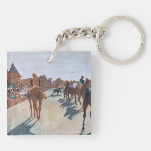 Edgar Degas - De parade Sleutelhanger (Achterkant)