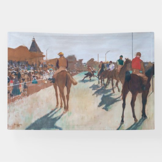 Edgar Degas - De parade Spandoek (Horizontaal)